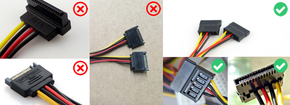 SATA molded vs. crimped